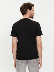 Emporio Armani Mens Black LineA T-Shirt