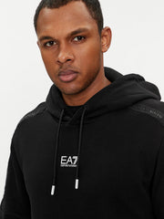 EA7 Mens Black Logo Sweatshirt