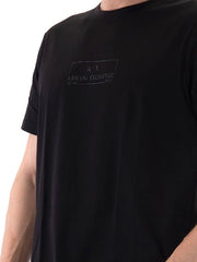 Armani Exchange Black Regular Fit T-Shirt