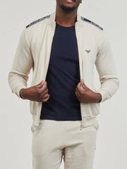 Emporio Armani Mens Naked Logo Tape Tracksuit