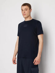 Armani Exchange Mens Navy Logo T-Shirt