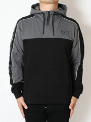 EA7 Mens Black Logo Sweatshirt