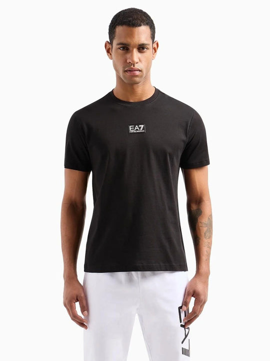 EA7 Mens Black Logo T-Shirt