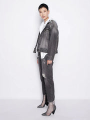 Armani Exchange Grey Blouson Jacket