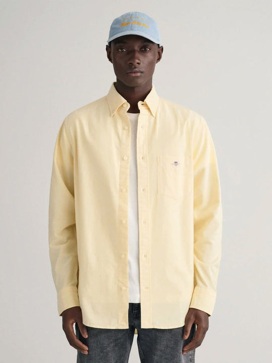 Gant Dusty Yellow Slim Classic Oxford Shirt