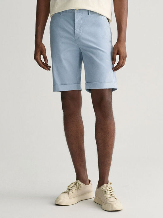 Gant Dove Blue Slim Sunfaded Shorts
