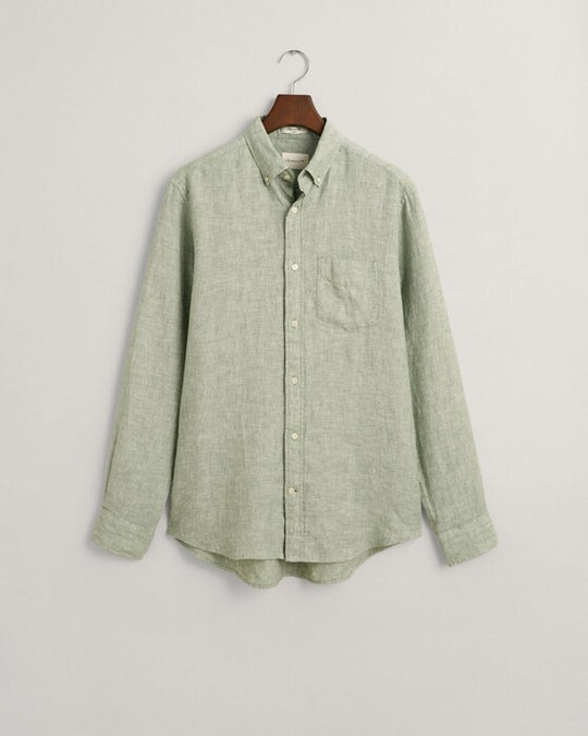 Gant Kalamata Green Linen Shirt