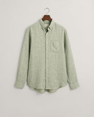Gant Kalamata Green Linen Shirt