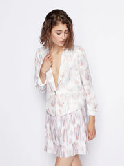 Armani Exchange Optic White Branded Jacket