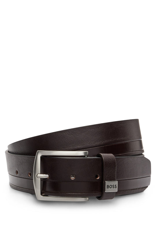 BOSS Dark Brown Saltrio Belt