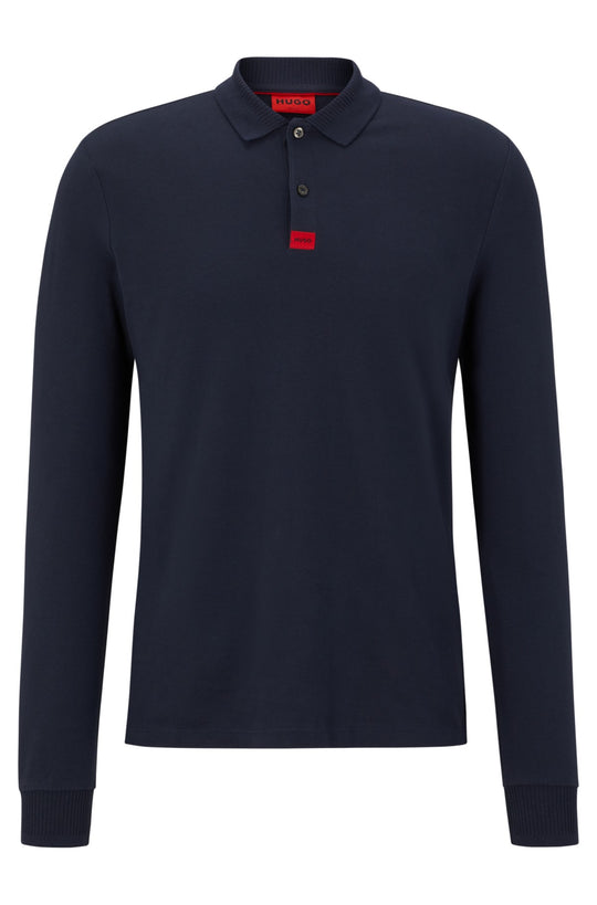 HUGO Dark Blue Deresolo Polo Shirt