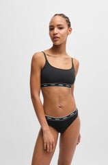 HUGO Black Twin Stripe Bralette - product image 2