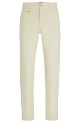 BOSS Light Beige Schino Taber Trousers - product image 1