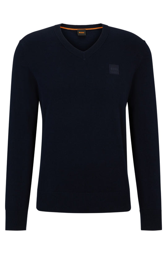 BOSS Dark Blue Kanovano Knitwear