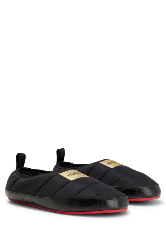 HUGO Black Cozy Shoes