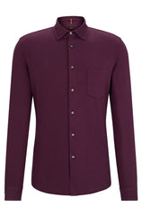BOSS Purple Mysoft Shirt - product image 1
