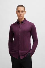 BOSS Purple Mysoft Shirt - product image 2