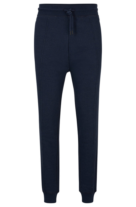 BOSS Dark Blue Seglitchstitch Tracksuit Bottoms