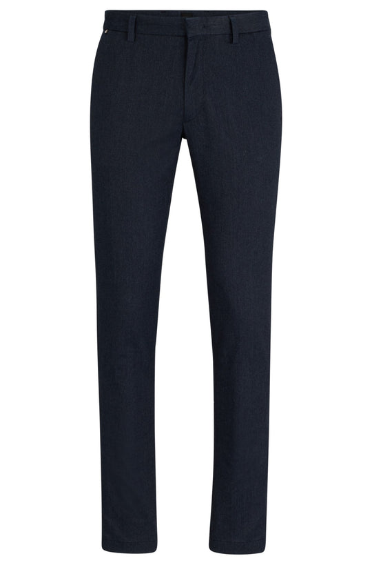 BOSS Dark Blue Kaito Trousers