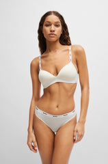 BOSS White Padded Triangle Bra - product image 2