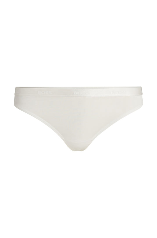 BOSS White Thongs