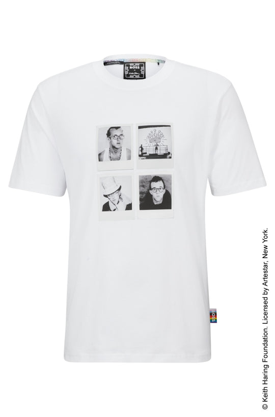 BOSS White Pola T-Shirt