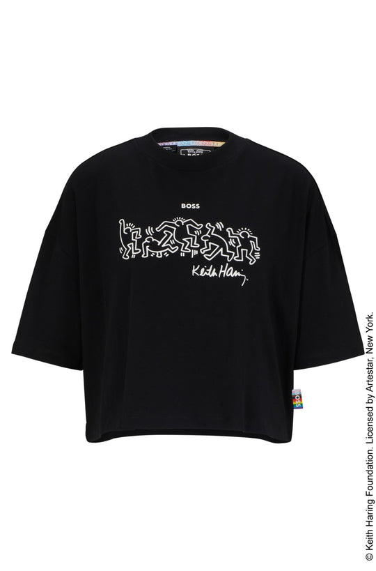 BOSS Black Ecrop Haring T-Shirt