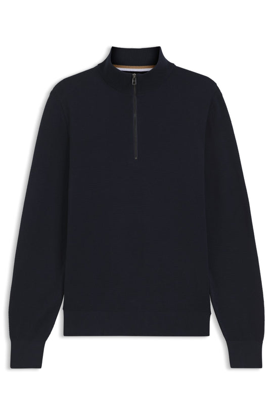 BOSS Dark Blue Ebrando Knitwear