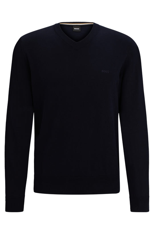 BOSS Dark Blue Pacello Knitwear