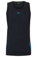 BOSS Dark Blue Active Tank Top - product image 1