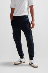 BOSS Dark Blue Seteam Tracksuit Bottoms - product image 2