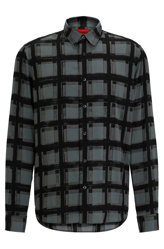 HUGO Dark Green Emero Shirt