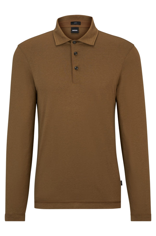 BOSS Brown Pleins Polo Shirt