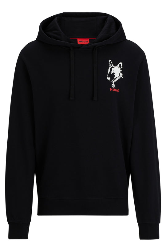 HUGO Black Dammico Hoodie