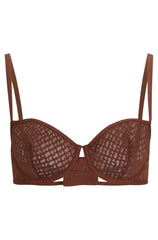 BOSS Rust Lace Underwired Bra - product image 1