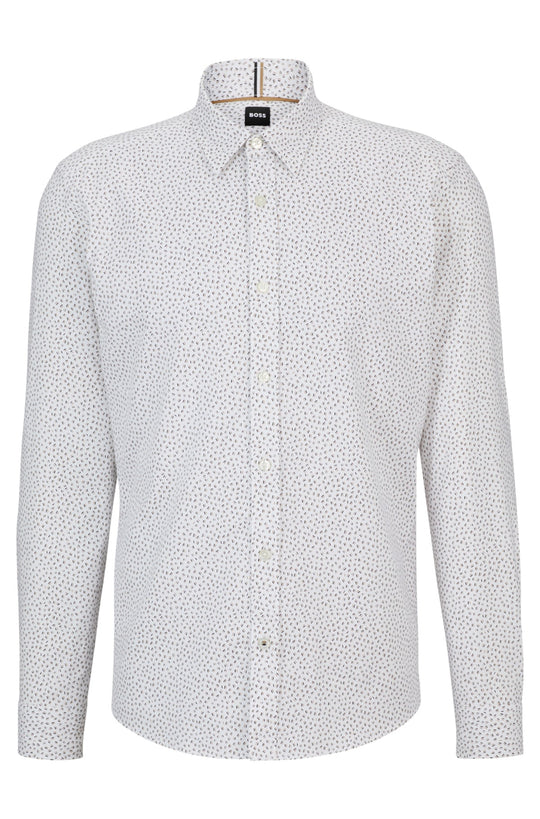 BOSS White Liam Shirt