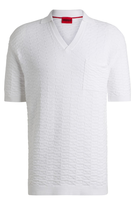 HUGO White Spato Knitwear