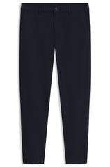 BOSS Dark Blue Tapered Chino Trousers - product image 1