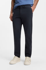 BOSS Dark Blue Tapered Chino Trousers - product image 2