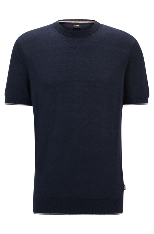 BOSS Dark Blue Tramonte Knitwear