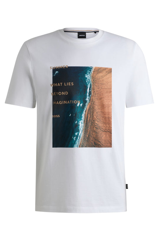 BOSS White Tiburt T-Shirt