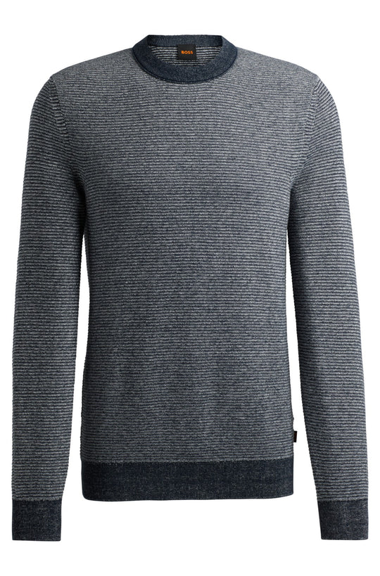 BOSS Dark Blue Aspok Knitwear