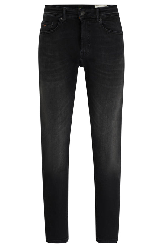 BOSS Dark Grey Taber Zip Jeans