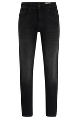 BOSS Dark Grey Taber Zip Jeans - product image 1
