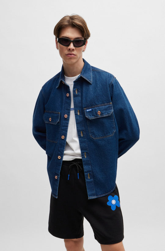 HUGO Blue Ebolt Shirt