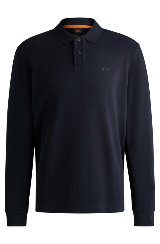 BOSS Dark Blue Petempestolong Polo Shirt