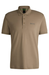 BOSS Light Green Paddy Mirror Polo Shirt - product image 1