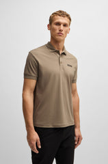 BOSS Light Green Paddy Mirror Polo Shirt - product image 2