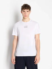 Armani Exchange Mens White Logo T-Shirt