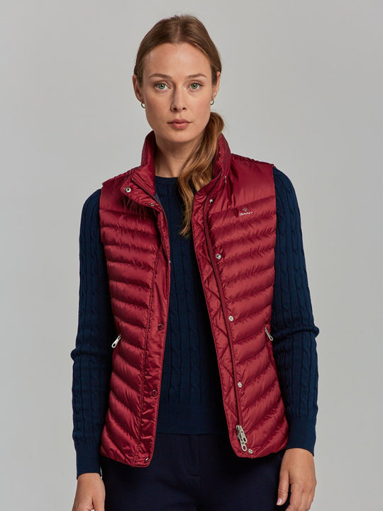 Gant Plumped Red Light Down Gilet